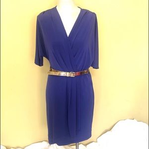 Calvin Klein wrap dress with belt Sz 4